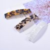 Jayongnee clip Tortoise Shell Hair Barrettes for Women Ladies,Elegant French Design Barrettes Tortoise Shell Automatic Hair Clip for Medium and Thick Hair, barrettes for thick hair