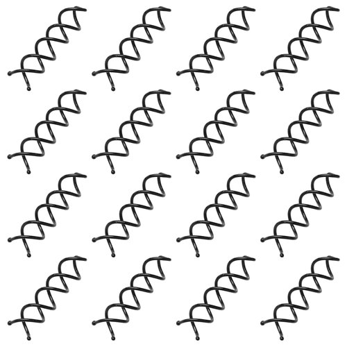 20Packs Spiral Hair Pins, Spiral Bobby Pins for Buns, Non-scratched Rounded Tips Twist Screw Hair Pins for Women Girls Kids Hair Style DIY, (Black)