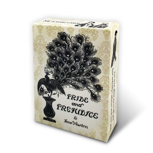 Rodaruus Pride and Prejudice Themed Playing Cards, Full Deck, 54 Poker-Size Card Deck