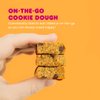 Whoa Dough Edible Cookie Dough Bars- Certified Non-GMO, Kosher and Gluten Free Bars - Healthy Snack Foods - Plant Based Snacks - Peanut Butter Chocolate Chip Cookie Dough - 10 Pack