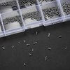 woshilaoDS 800Pcs Tiny Screws for Electronics, Micro Small Mini Phillips Pan Head Machine Screws Assortment Kit for Eyeglasses, Watches, Clocks, Mobile Phone, M1/M1.2/M1.4/M1.6/M1.7