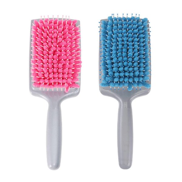 FRCOLOR Dry Hair Brush 2Pcs Hair Comb With Absorbent Fiber Wool Scalp Massage Comb Quick Absorb Water Drying Comb Paddle Brush For Wet Hair Women Massage Hairbrush