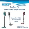HQRP 2-Pack Filter Kit compatible with Shark Rocket DeluxePro HV319 HV319Q Hand Vac / HV320 HV320W HV321 HV321C HV322 HV322Q HV323 HV324 HV324Q UV422 Upright Vacuum Cleaner