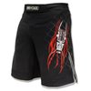 Ring to Cage Elite Fight Shorts - Black or White for MMA, BJJ, Jiu Jitsu, Grappling, No Gi, Wrestling (Waist 44", Black)
