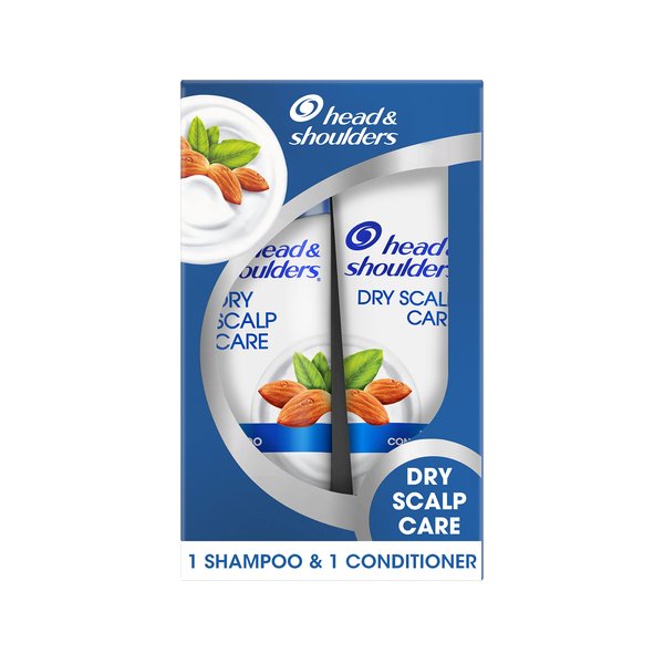 Head and Shoulders Dry Scalp Care Daily-Use Anti-Dandruff Shampoo and Conditioner Twin Pack
