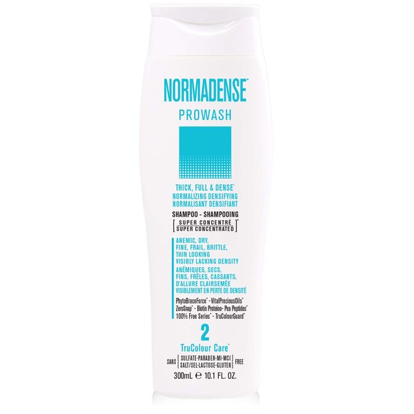 NORMADENSE 2 Vegan Shampoo for Thinning Hair and Hair Loss. Biotin Shampoo for Dry, Fine, Frail, Brittle, Thin Looking Hair, Visibly Lacking Density (10.1 Fl Oz) (10.1 Fl Oz)