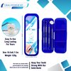TRISBRO Dental Care Set Dentist Tools Kit, Professional Calculus and Plaque Remover Set, Dental Hygiene Kit, Teeth Plaque Remover Tool Metal Tooth Pick and Dental Mirror(Blue)