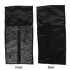RJMBMUP 1 Pack Hair Extension Satin Storage Bag with Hanger Wig Holder Bundles Hairpieces Ponytail Wig Style Hair Travel Black Color