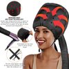 Bonnet Hood Hair Dryer Attachment - Hair Dryer Bonnet with Elastic Strap, Used for Hair Styling, Deep Conditioning and Hair Drying (Black)