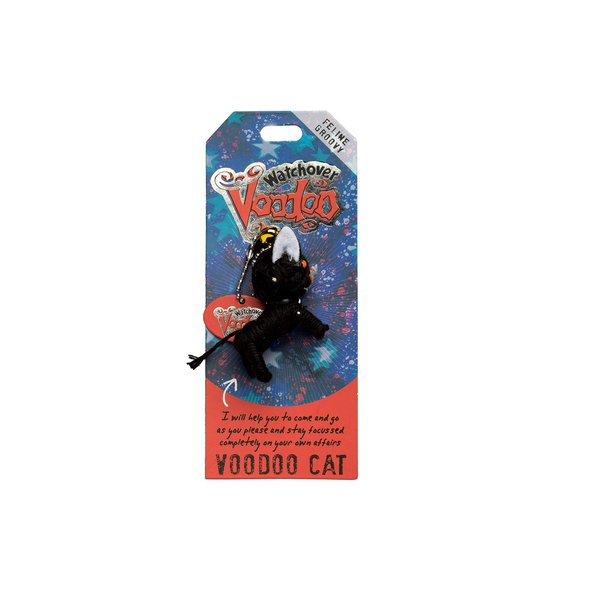 History & Heraldry ltd Toy keychain / backpack Watchover Voodoo- Cat, Multi Colored, (Model: 108010172) Multi Colored, 5 inches