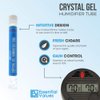 4 Pack Humidor Humidifier Tubes - Keeps Humidity at 70% with PG Infused Gel, Best Value – Each Tube Protects up to 25 Cigars by Essential Values
