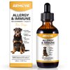 asusxcli Allergy Relief Drops for Dogs,Allergy and Immune,Immune Support Supplement,Dog Supplement,Natural Pet Supplement for Dog Allergy Relief with Turmeric & Milk Thistle