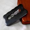 Gua Sha Massage Tool, Bian Stone Gua Sha Tool Gua Sha Stone for Soft Tissue Scraping, Used for Back, Legs, Arms, Neck,Shoulder(Black)
