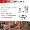 STL010 Cooler Flow Bypass Valve Kit, Transmission Cooling System Upgrade Kit Compatible With Cadillac Chevy GMC 2014-Up 6L80 6L80E 6L90 6L90E, 2016-Up 8L80 8L90 8L90E, Pack of 1
