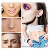 495pcs Face Gemstones, Non Piercing Nose Stud Stickers Silver Eyebrow Stud Stickers Lip Studs Stick on Face Rhinestones Diamond Stickers Cool Punk Y2K Makeup Patches for Women Men