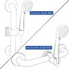 YOO.MEE ADA Grab Bar Hand Shower Bracket, ONLY FIT DIAMETER 1.25'' (32mm) Safety Grab Rail, Split-type design in 5 seconds Easy Installation