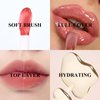 KYDA Hydrating Lip Glow Oil, Moisturizing Lip Oil Glossy Transparent Plumping Lip Gloss, Tinted Lip Oil for Lip Care and Dry Lips, by Ownest Beauty-Cherry