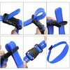 FOWSRHRG Adjustable Hair Trimming Guide, Neckline Shaving Template and Professional Hair Cutting Cape DIY Beard Shaper Inbuilt Comb's Template Haircutting System (1PCS Blue Neckline Shaving Template)