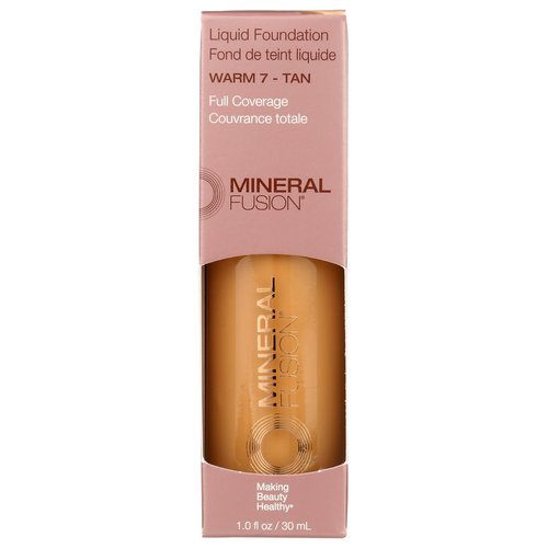 MINERAL FUSION Warm 7 Liquid Foundation, 1 FZ