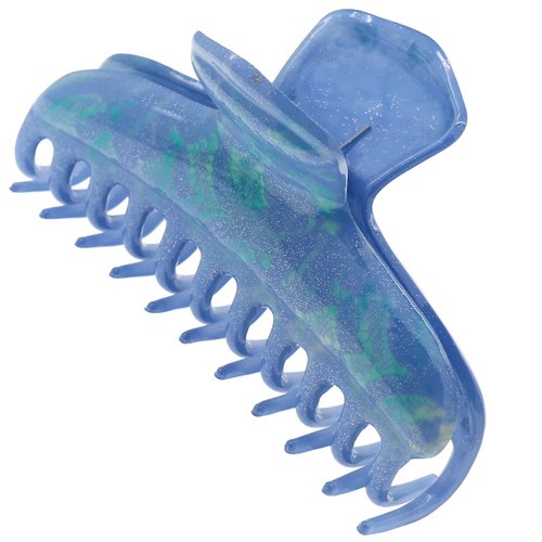 Camila Paris CP3317 French Hair Clip for Women Thick Hair for Long Curly Wavy Hair, Blue, Girls Hair Claw Clips Fashion Styling Hair Accessories for Women, Strong Hold No Slip Grip, Made in France