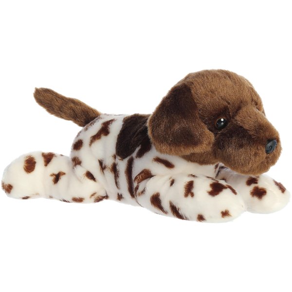 Aurora® Adorable Flopsie™ Gio German Shorthair™ Stuffed Animal - Playful Ease - Timeless Companions - Brown 12 Inches