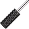 PANA Flat Top Small Barrel 3/32" Shank Size - (DLC Black, Fine Grit) - Fast remove Acrylic or Hard Gel Nail Drill Bit for Manicure Pedicure Salon Professional or Beginner