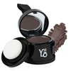 VELO Hairline Powder: Instantly Conceals Thinning Hair, Root Touch-Up for Gray Coverage, Stain-Proof Hair Fibers for Women & Men (DARK BROWN)