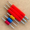 VOTNMIC Valve Core Removal Tool Set R134 R12 A/C HVAC Air Conditioner Schrader Valve Stem Core Remover Tool Air Conditioning Line Repair Tools for HVAC R22 R32 R410A (6Pcs Valve Tools)