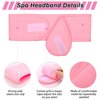 Sublaga Spa Headband Hair Wrap, Sweat Headband Head Wrap Hair Towel Wrap Non-slip Stretchable Washable Makeup Headband for Face Wash (6pcs Pink)