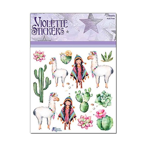 Violette Stickers Llamas
