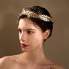 3 Pack Roman Laurel Leaf Crown Tiara Greek Leaf Headband, Roman Head Wreath Leaf Crown Goddess Costume Accessories for Girls Women Halloween Party Accessories