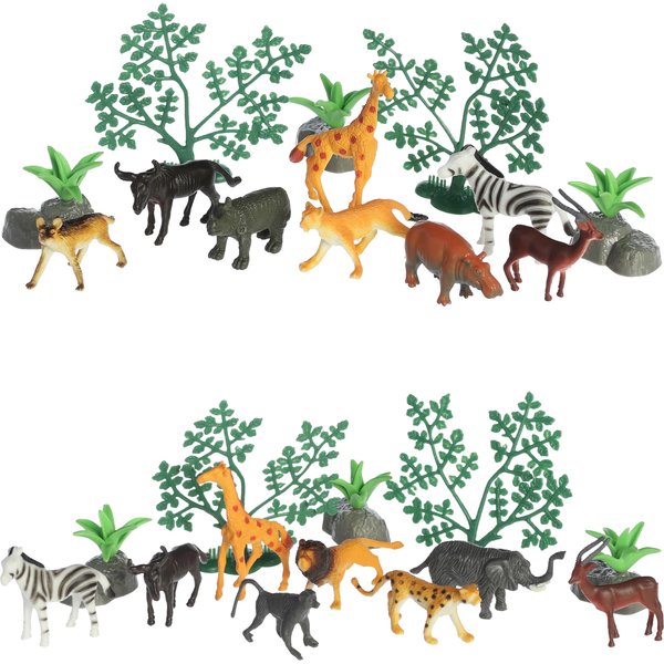 Aurora® Toys Timeless Habitat™ Mini Safari Play Figures Toy - Imaginative Play - Unplugged Play - Multicolor 6 Inches