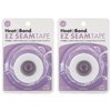 HeatnBond EZ Seam Fusible Sheer Tape for Quilt Batting and Seams, 1.5" x 15 Yards, White, 2 Pack