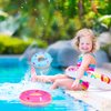Civaner Donuts Pool Inflatable Floats Doughnut Swimming Rings Tubes Multicolored Inflatable Tubes Floaties Toys for Kids Adults Beach Pool (6 Packs)