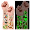 Partywind Glow Animals Temporary Tattoos for Kids, 170 Styles Jungle Animals Zoo Party Supplies Favors, Goodie Bag Stuffers for Kids Birthday Party Decorations, Prizes for Kids Classroom