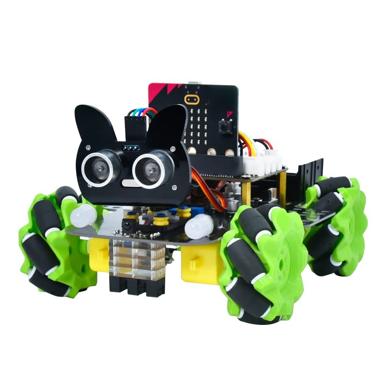 KEYESTUDIO 4WD Smart Car Coding Robot Kit with Microbit V2 for Makecode ...