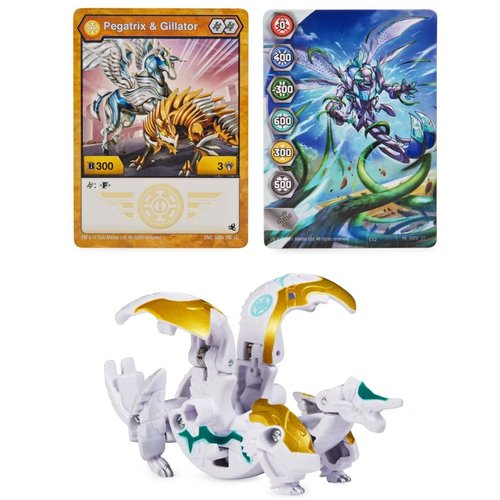 Bakugan Legends 2023 Pegatrix x Gillator 2-inch Core Collectible Figure and Trading Cards