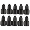 Beatifufu 10 Sets Bottle Stopper Eyeliner Vials Tubes Eyelashes with Glue Eyelash Glue Storage Tank Empty Eyelash Glue Bottles Lash Extension Glue Holder Bottle Caps Extend Filling