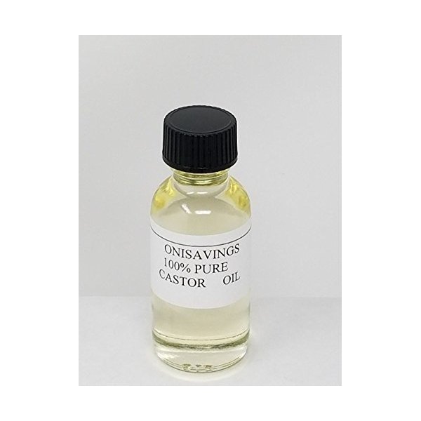 Home Health Castor Oil 100% Pure for Dry Skin Hair Growth Eyelashes Growth and Eyebrows Growth Fortify Nails Skin and Face Beauty Softens and Nourishes Skin (1oz)
