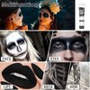 Halloween White Face Body Paint,Clown White Makeup Tube,Washable White Face Paint For Halloween SFX Skull Joker Zombie Vampire Skeleton Goth Cosplay Makeup