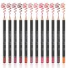 12 Colors Matte Lip Liner Pencil Set,Velvet Smooth Long Lasting High Pigmented Brown Lip Liner Pencil Set,Waterproof & Fade Resistant Lipliners Pencil,Professional Lip Liner Makeup Gift Set for Women
