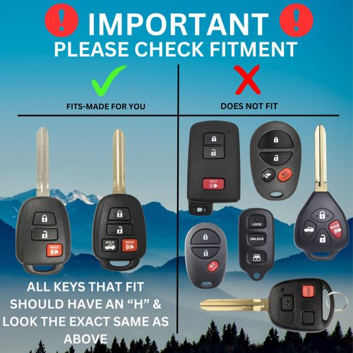 Tacoma Key Fob SR5 and Manual Key Cover Upgrade - Check Fitment Guide Fits 3rd Gen Tacoma - Fits Toyota Tacoma Accessories - Includes Stainless Steel Bottle Opener (Black, Black Screws)