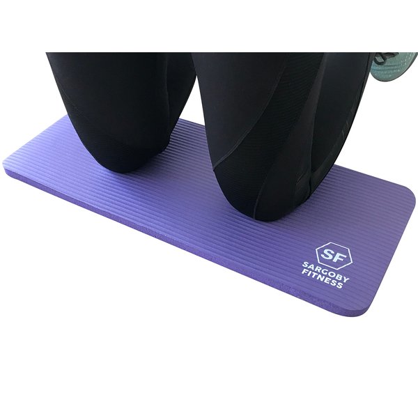 Sargoby Fitness Yoga Knee Pad 0.6 inch Thick Pilates Yoga Knee Pads Cushion to Provide support to knee cushion pilates Elbows Forearms & Wrists Workout Knee Pads