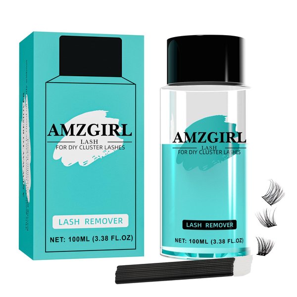Eyelash Extension Remover,100ML Lash Cluster Remover For Lash Extensions,Individual Lashes Remover Non Irritating,Diy Eyelashes Clusters Glue Remover Oil,Eye Cleanser For Removal Diy Lash Extensions