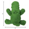 KONG - Cozie Ali Alligator - Indoor Cuddle Squeaky Plush Dog Toy - for Medium Dogs