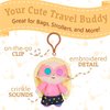 Harry Potter Luna Lovegood Plush Clip On Sensory Toys for Toddlers 1-3, Halloween Baby Toys & Learning Toys for Kids, Soft Plushie Baby Halloween Toys