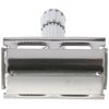 Butterfly Open Double Edge Safety Razor with Mid Aluminum Membrane