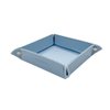 UnionBasic Small Valet Tray, Jewelry Tray for Rings Watches Earrings, Entryway Catchall Caddy for Coins Keys Change, Nightstand Bedside Valet Holder, Trays for Electronic Gadgets, Blue