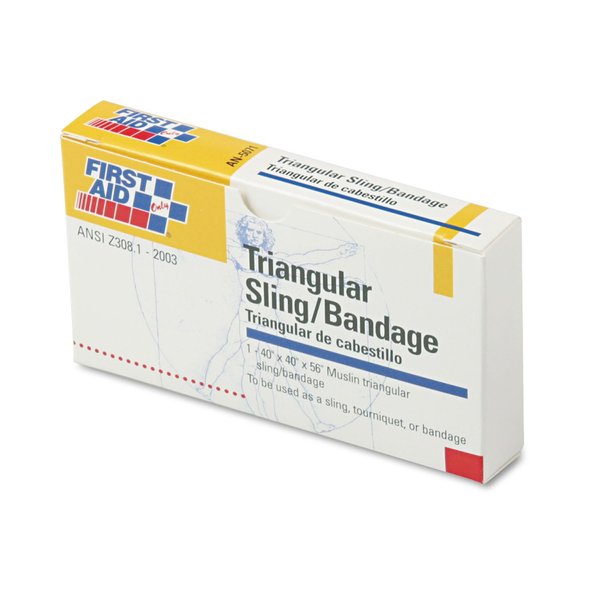 First Aid Only AN5071 Refill Sling/Tourniquet Triangular Bandages 40-Inch x 40-Inch x 56-Inch 10/PK