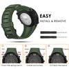Fintie Watch Band Compatible with Suunto Core, Rubber Accessory Strap Replacement Wrist Sport Bands w/Metal Clasp Compatible with Suunto Core Smartwatch, Olive